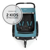 Hauck Dryk Duo Bike Trailer & Buggy - Petrol
