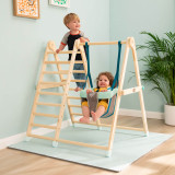 Tp Toys Active-Tots Wooden Swing & Climb Frame