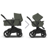 Bugaboo Donkey 5 Mono Stroller - Black/Forest Green