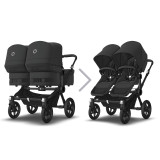 Bugaboo Donkey 5 Twin Stroller - Black/Midnight Black