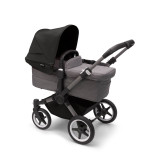 Bugaboo Donkey 5 Twin Stroller on Graphite/Grey Chassis + Turtle Air - Choose Your Colour