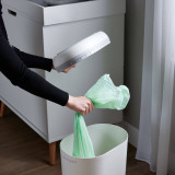 Shnuggle Eco-Touch Nappy Bin - White/Grey