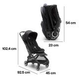 Bugaboo Butterfly Stroller - Midnight Black