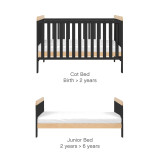Tutti Bambini Rio 3 Piece Room Set - Slate Grey/Oak