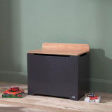 Tutti Bambini Rio Toy Box - Slate Grey/Oak