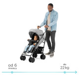 Kinderkraft Siesta Umbrella Stroller - Grey
