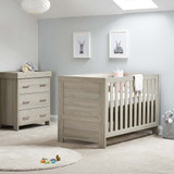 Obaby Nika 2 Piece Room Set & Under Drawer - Grey Wash