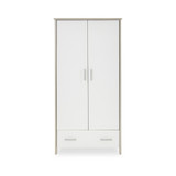 Obaby Nika 3 Piece Room Set & Under Drawer - Grey Wash & White