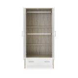 Obaby Nika 3 Piece Room Set & Under Drawer - Grey Wash & White