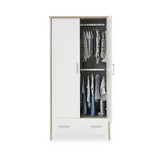 Obaby Nika 3 Piece Room Set & Under Drawer - Grey Wash & White