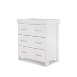 Obaby Nika Mini 2 Piece Room Set & Under Drawer - White Wash