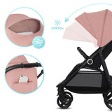 Kinderkraft Grande+ Pushchair - Pink