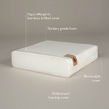 Cuddleco Lullaby Hypoallergenic Bamboo Foam Cot Bed Mattress