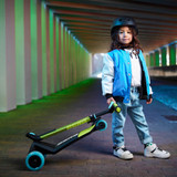 BERG Nexo Foldable Lights LED-deck Scooter - Lime
