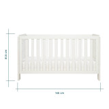 Tutti Bambini Essentials Alba Cot Bed - White