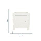Tutti Bambini Essentials Alba Cot Bed - White