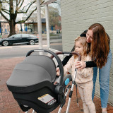 Uppababy Minu Adaptors for Mesa Car Seat and Carrycot - Black