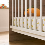 CuddleCo Enzo Cot Bed - Truffle Oak/White