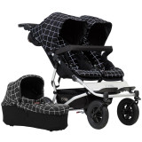 Mountain Buggy Duet V3 + Carrycot Plus - Grid