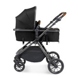 Ickle Bubba Cosmo Stratus Travel System - Gunmetal/Black/Tan