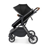 Ickle Bubba Cosmo Stratus Travel System - Gunmetal/Black/Tan