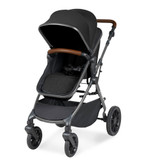 Ickle Bubba Cosmo Stratus Travel System - Gunmetal/Black/Tan