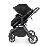 Ickle Bubba Cosmo Stratus Travel System - Gunmetal/Black/Tan