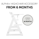 Hauck Alpha Click Tray - White