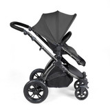Ickle Bubba Stomp Luxe Stratus Travel System - Black/Charcoal Grey/Black