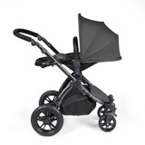 Ickle Bubba Stomp Luxe Stratus Travel System - Black/Charcoal Grey/Black