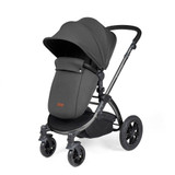 Ickle Bubba Stomp Luxe Stratus Travel System - Black/Charcoal Grey/Black