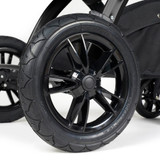 Ickle Bubba Stomp Luxe Stratus Travel System - Black/Charcoal Grey/Tan