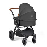 Ickle Bubba Stomp Luxe Stratus Travel System - Black/Charcoal Grey/Tan