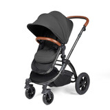 Ickle Bubba Stomp Luxe Stratus Travel System - Black/Charcoal Grey/Tan