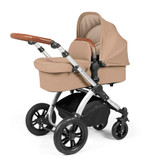 Ickle Bubba Stomp Luxe Stratus Travel System - Silver/Desert/Tan