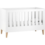 Venicci Saluzzo Cot Bed - Premium White