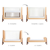 Gaia Hera 2 Piece Room Set - Natural/Walnut