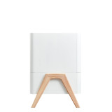 Gaia Hera Complete Sleep & Co-Sleep Crib Bundle - Scandi-White/Natural