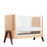 Gaia Hera Complete Sleep & Co-Sleep Crib Bundle - Natural/Walnut