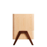 Gaia Hera Complete Sleep & Co-Sleep Crib Bundle - Natural/Walnut