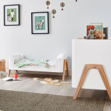 Gaia Hera Junior Bed Extension - Natural/Walnut