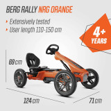 BERG Rally 2.0 Go-Kart - NRG Orange