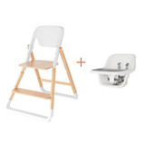 Ergobaby Evolve 2-in-1 High Chair Set Natural Wood