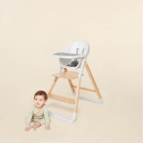 Ergobaby Evolve 2-in-1 High Chair Set Natural Wood