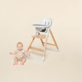 Ergobaby Evolve 2-in-1 High Chair Set Natural Wood