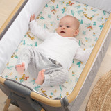 Tutti Bambini Bedside Crib Fitted Sheets 2pk - Run Wild