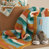 Tutti Bambini Chunky Knitted Baby Blanket - Run Wild