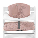 Hauck Alpha+ Wooden Highchair & Seat Pad - White/Bambi