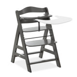 Hauck Alpha+ Select Wooden Highchair - Charcoal