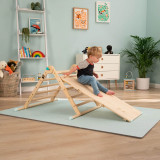 Tp Toys Active Tots Wooden Bridge & Slide - Natural